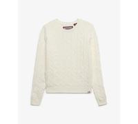Twisted knit jumper for women Superdry Essentials SD&CO Beige S