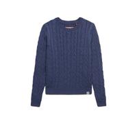 Twisted knit jumper for women Superdry Essentials SD&CO Bleu M