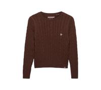 Twisted knit jumper for women Superdry Essentials SD&CO Marron XS