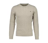 Twisted knit jumper Gant Classic Gris M