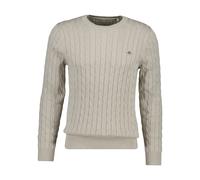 Twisted knit jumper Gant Classic Marron S