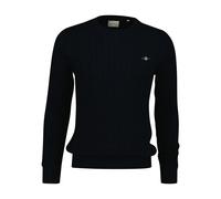 Twisted Knit Pull Gant Classic Bleu XL