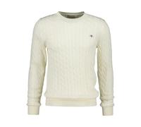 Twisted Knit Pull Gant Classic Marron L