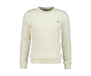 Twisted Knit Pull Gant Classic Marron L