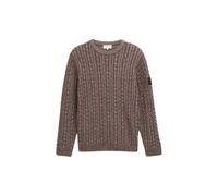 Twisted Knit Pullover Tom Tailor Marron M