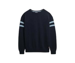 Twisted knit roll neck Superdry Jacob Bleu 2XL