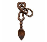 Twisted Link Range Lovespoon - Traditional Welsh Decorative Love Spoon with Intertwined Link Design, Cymru Wales Wedding Anniversary Romantic Keepsake Gift & Home Décor Ornament