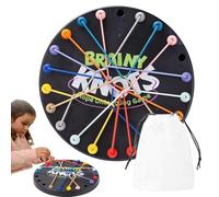Twisted Logic Puzzle - Interactive Rope Game, Cognitive Thread Toy | Fine Motor Sorting Activity, Colorful Lacing Dally, Children Adults Focus, Skill Buildings Indoor Entertainment