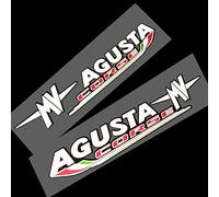 Twisted Melon MV Agusta Corse REFLECTIVE text decals sticker graphics x 2