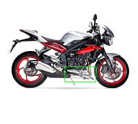 Twisted Melon Triumph Street Triple 675 2013-2015 Union flag grey belly pan graphics x 2 pieces