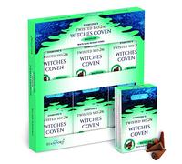 Twisted Moon Collection By Stamford Back Flow Incense Cones ‖ 144 Cones ‖ BeVeg Vegan Certified ‖ Recycled Packaging ‖ Natural Home Fragrance ‖ Premium Agarbatti (Witches Coven- White Sage)