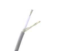 Twisted Pair Cable Shielded Wire， 1533 Single Core Shielded Wire Multicolor 24-28 AWG Tinned Copper Spiral Shield 10m(Grey,26 AWG)