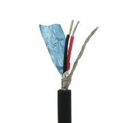 Twisted Pair Cable Shielded Wire， Shielded Control Cable 2 Core 0.14-0.3mm² 26-22 AWG Multicolor 5m Tinned Oxygen Free Copper(2 x 0.3mm2(22AWG))