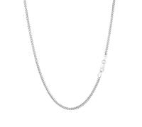 TWISTED PENDANT | Italian 925 Sterling Silver 3mm Miami Cuban Chain | 20″ Necklace for Men | Made in Italy | Genuine Silver Jewellery (Silver)