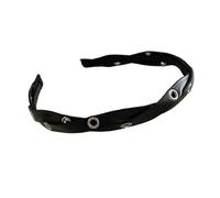 Twisted PU Leather Headbands Elastic Woman Makeup Headband Exaggerated Adjustable Rock Punk Hairband Anti-Slip