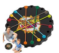 Twisted Rope Puzzle Game - ABS 23x23cm | Interactive Strategic Knot Untying Toy | Brainy Knots 10 Cord Jigsaw Puzzle Game, Strategy Games Brain Teaser Puzzlê For Spatial Cognition