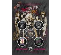 Twisted Sister Ride To Live Badge Pack