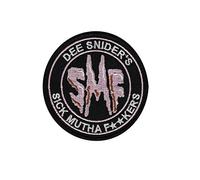Twisted Sister Smf Dee Snider Sick Mutha Fxxkers T Patch Badge Embroidered Iron on Applique Souvenir Accessory