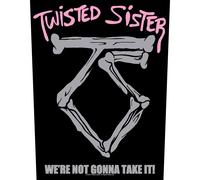 Twisted Sister We're Not Gonna Take It Official 30x36x27cm Sew On Back Patch