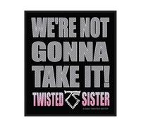 Twisted Sister We're Not Gonna Take It Patch multicolour Onesize