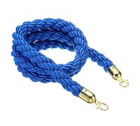 Twisted Stanchion Rope,Twisted Post Ropes,Barrier Rope,with Snap Hooks For Posts Stands Queue Divider Crowd Control,for Movie Theater,Party(Size:2ft)