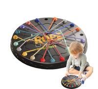 Twisted String Rope Game - ABS tangls Logic Challenge Toy, Strategic Knot Untangling Activity Set, Educational Brain Teaser Tabletop Entertainment for Creative Thinking Puzzle Kit Colorful Cord Piec