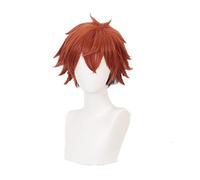 Twisted Wonderland Ace Trappola Cosplay Short Wig + Wig Cap Synthetic Hair Halloween Party Props Men Women