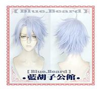 Twisted Wonderland Azul Ashengrotto Cosplay Short Heat Resistant Synthetic Hair+ Wig Cap Halloween Party