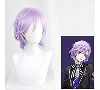 Twisted Wonderland Cosplay Wig Epel Felmier Wig Poison Apple Light Purple Hair Snow White Halloween Role Play Hairpiece