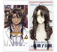 Twisted-Wonderland Leona Kingscholar Cosplay Wig Long Black Brown Braid Heat Resistant Synthetic Hair + Free Wig Cap Halloween