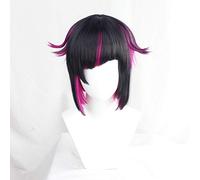 Twisted-Wonderland Lilia Vanrouge Cosplay Wig Pink Mixed Black Cosplay Hair Synthetic Halloween Unisex Role Play as photo