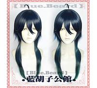 Twisted Wonderland MALLEUS DRACQMA Cosplay Wig Sleeping Beauty Maleficent Long Cosplay Hair Synthetic Men Women Role Play Sky Blue