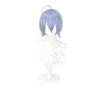 Twisted Wonderland Perücke Silberne Perücke Meerjungfrau Cosplay Haar Grau Kurz Synthetisch Halloween Herren Damen Unisex Rollenspiel