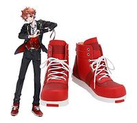 Twisted Wonderland Riddle/Trey/Deuce/Cater/Ace Cosplay Red Shoes Boots Halloween Carnival Party Cosplay Prop 44