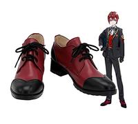 Twisted Wonderland Riddle/Trey/Deuce/Cater/Ace Cosplay Shoes Pu Leather Boots Halloween Carnival Party Cosplay Prop 40