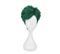 Twisted Wonderland Trey Clover Green Short Wig Cosplay Costume Heat Resistant Synthetic Hair Men Women Party Wigs
