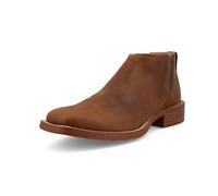 Twisted X Men's 4" Tech X Chelsea, Wide Square Toe with Tech X, Rust Brown, 7 Wide
