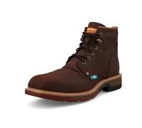 Twisted X Men's 6" Cellstretch Lacer Industrial Boot, Carnation, 13 UK