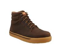 Twisted X Men's 6" Work Kicks, Round Toe Nano Toe, Tobacco Brown, 13