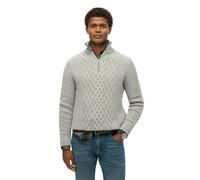 Twisted zip-up collar Superdry Jacob Gris M