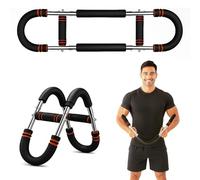 Twister Arm Exerciser Chest Exerciser for Men Shaker Trainer Adjustable U-Shape Arm Machine for Strength Training Master Chest Muscles Mechanical Body Strength Fitness Equipment for Home Gym (Red)