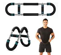 Twister Arm Exerciser Chest Exerciser for Men Shaker Trainer Adjustable U-Shape Arm Machine for Strength Training Master Chest Muscles Mechanical Body Strength Fitness Equipment for Home Gym (Blue)