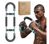 Twister arm Trainer, 100-120lb Adjustable Resistance Chest Workout Equipment,Forearm Power Exercise bar , pectoralis spinalis Device, Portable Detachable Design