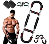 Twister Arm Trainer, 2025 New Shaker Twister Arm Trainer, 40-100lb Adjustable Chest Workout Equipment, Portable Power Twister Bar, Detachable Design Fitness Anywhere