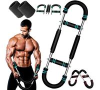 Twister Arm Trainer, 2025 New Shaker Twister Arm Trainer, 40-100lb Adjustable Chest Workout Equipment, Portable Power Twister Bar, Detachable Design Fitness Anywhere