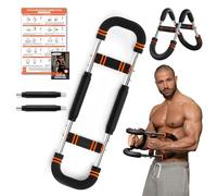 Twister Arm Trainer, 30-60lb Adjustable Chest Trainer Exerciser with Training Poster for Men & Women, Chest Workout Expander Equipment for Chest Clip Muscle, Biceps & Arm Strength