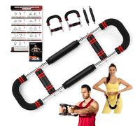 Twister Arm Trainer, 30-60lbs Adjustable Chest Exerciser, Arm Trainer with Training Poster for Men, Detachable Arm Exercise Chest Workout Home Fitness Equipment for Enhancing Upper Body Muscle