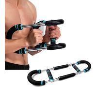 Twister Arm Trainer 40-100lb Adjustable Chest Workout Equipment Men Forearm Strengthener Portable Power Chest Clip Muscle Fitness with Detachable Design Twister Arm Trainer for Men Women
