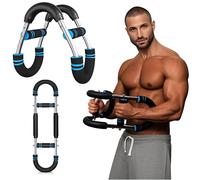 Twister Arm Trainer, 60-110lb Chest Workout Equipment, Three-Speed Adjustable Fitness Equipment, Arm Trainer, Portable Power Twister Bar, Detachable Design Fitness for Home&Gym Fitness Equipment, Blue