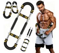 Twister Arm Trainer, 66-110Lbs Adjustable Chest Expander, Shoulder Muscle Training Fitness Equipment -Black Gold